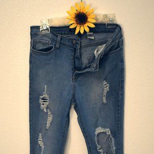 Fashion Nova Distressed Jeans